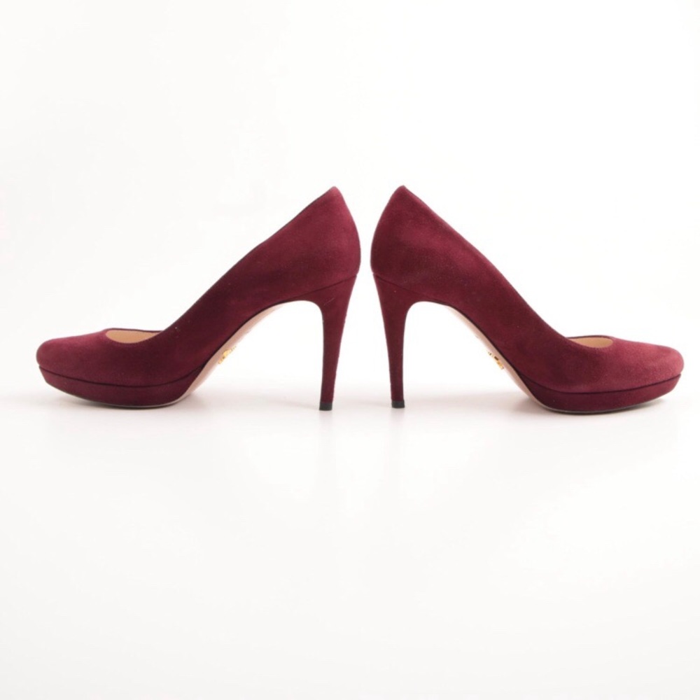 PRADA | Platform Suede Pumps - Picture 4 of 7